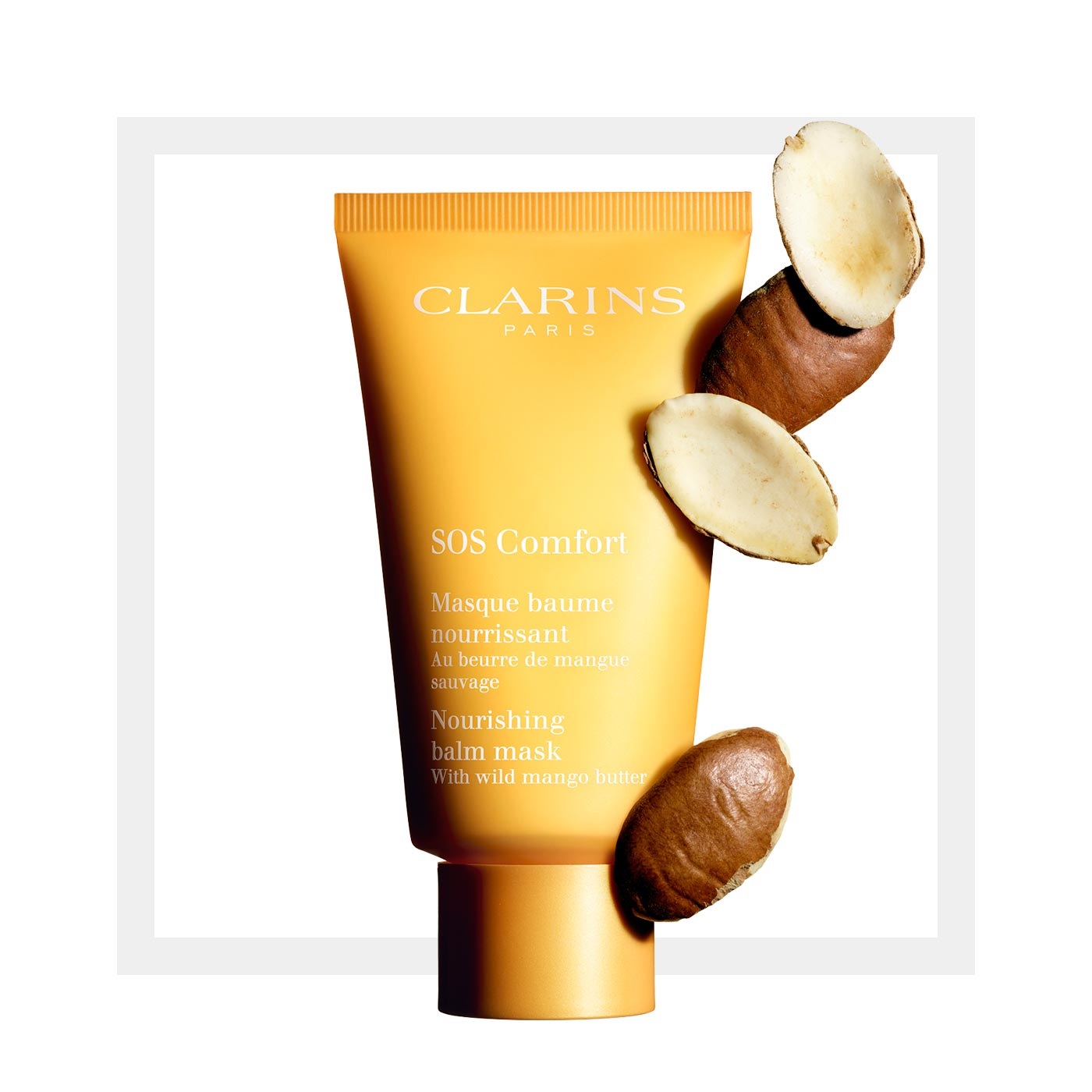 Clarins SOS Comfort Maschera Balsamo Nutriente 75 ml - Per Pelle Secca, Lenitiva e Idratante