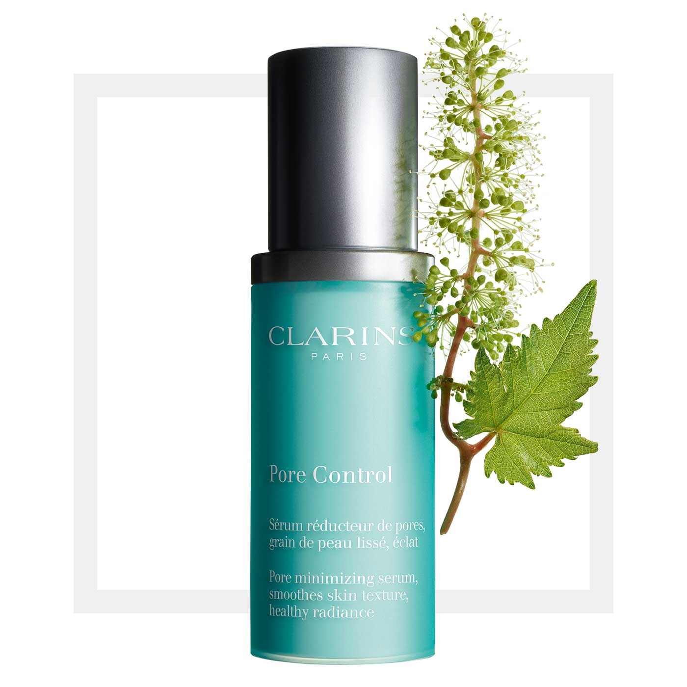 Clarins Pore Control - Siero Riduttore di Pori 30 ml per una pelle levigata e uniforme