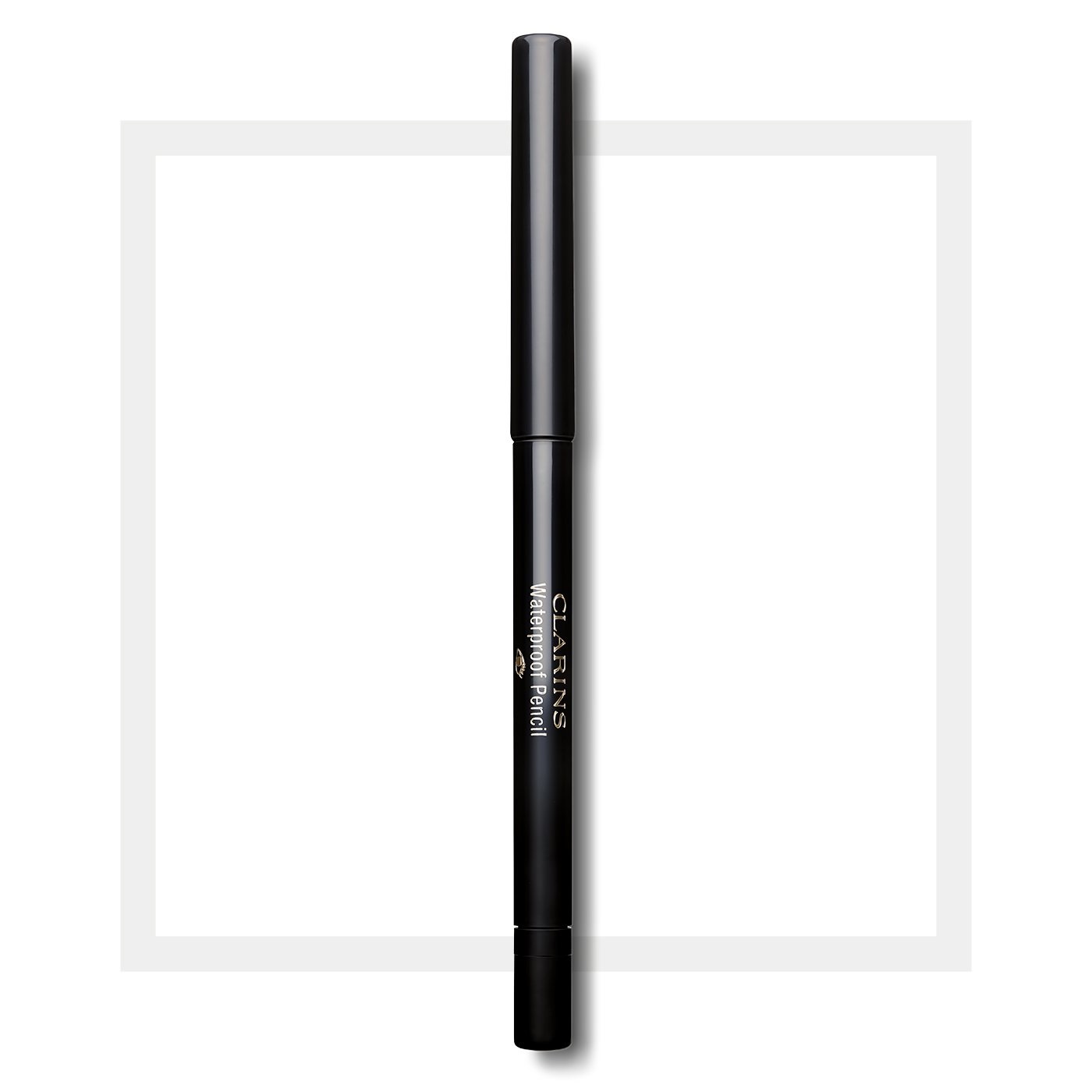 Clarins Matita Occhi Waterproof 01 Black Tulip - 0.29g, Lunga Tenuta, Colore Intenso, Con Temperino e Applicatore per Sfumare