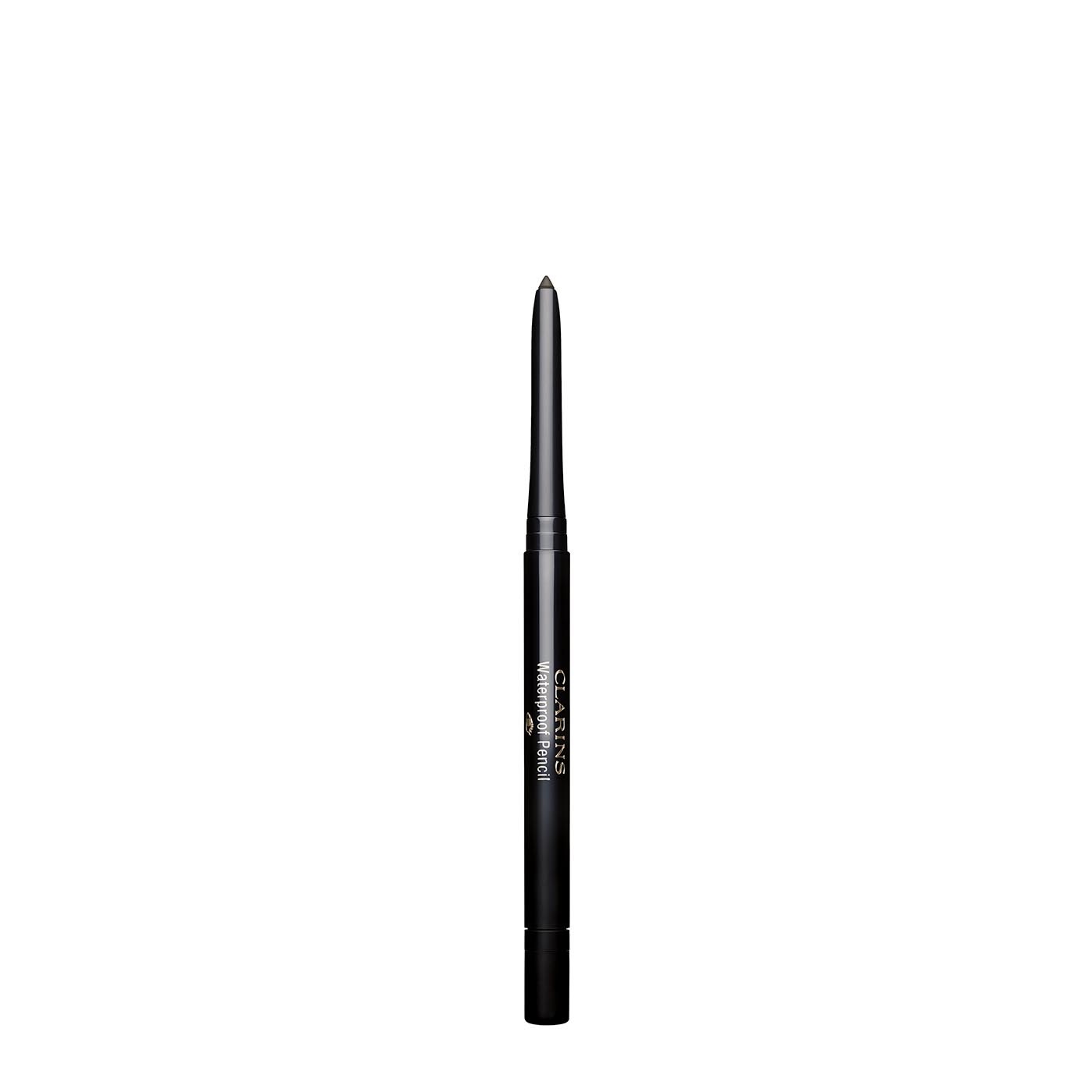 Clarins Matita Occhi Waterproof 01 Black Tulip - 0.29g, Lunga Tenuta, Colore Intenso, Con Temperino e Applicatore per Sfumare