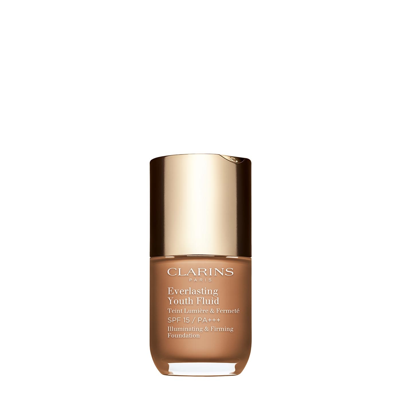 Clarins Everlasting Youth Fluid Fondotinta Antietà 113 Chestnut 30ml - Texture Ultra Sensoriale e Luminosità