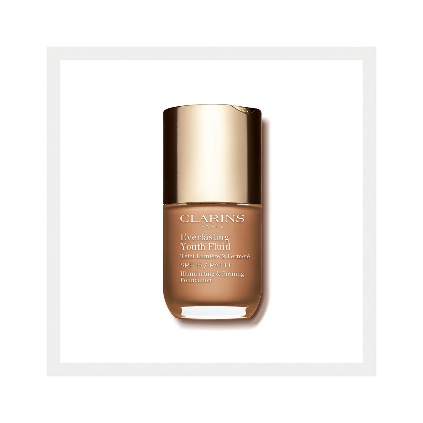 Clarins Everlasting Youth Fluid Fondotinta Antietà 113 Chestnut 30ml - Texture Ultra Sensoriale e Luminosità