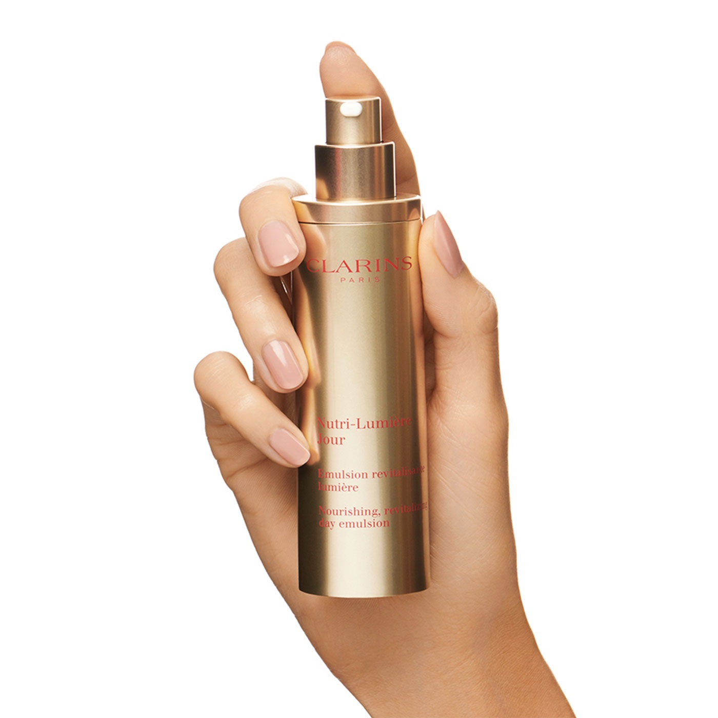 Clarins Nutri-Lumière Emulsione Giorno 50 ml - Emulsione-in-olio Nutriente e Rivitalizzante per Tutti i Tipi di Pelle