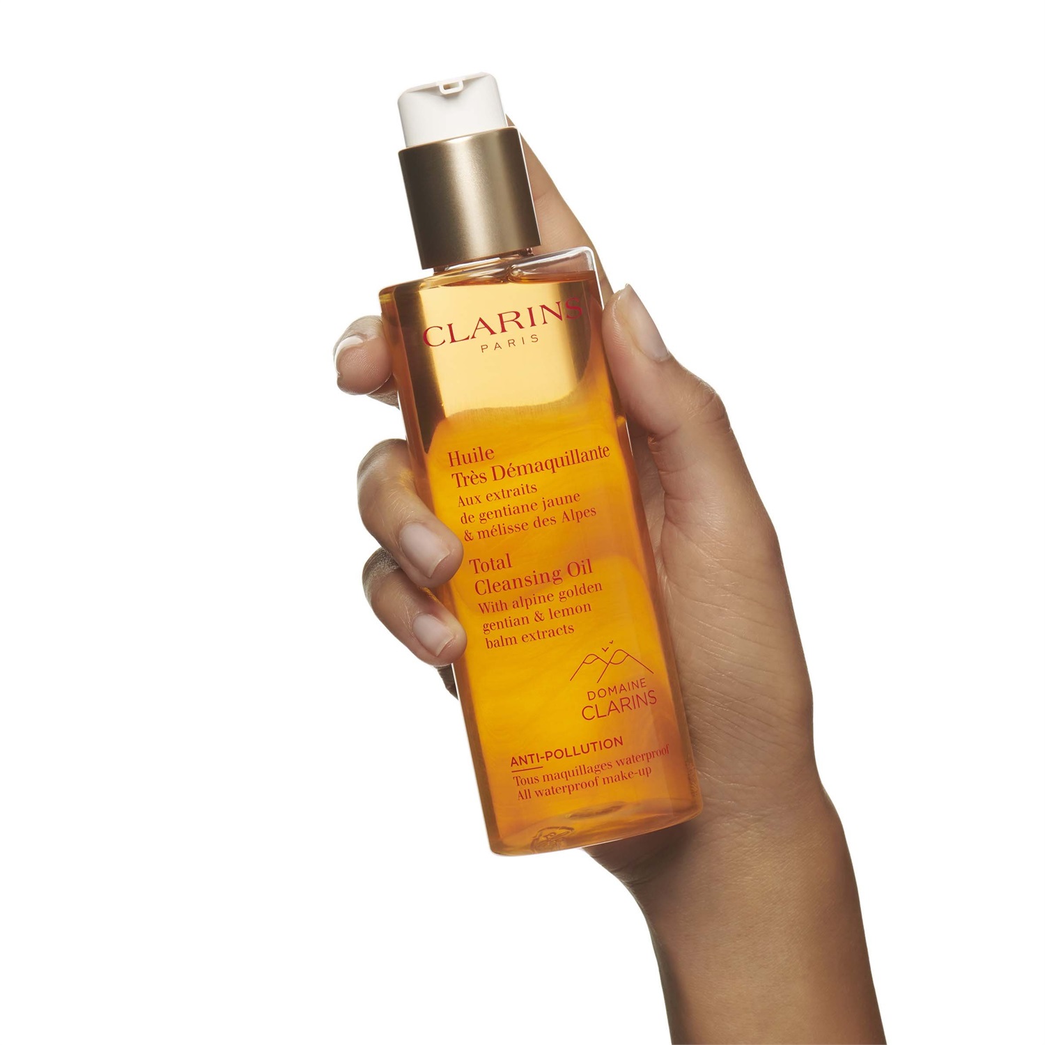 CLARINS Huile Très Démaquillante - Olio Struccante Vellutato 150 ml con Estratti di Genziana e Melissa