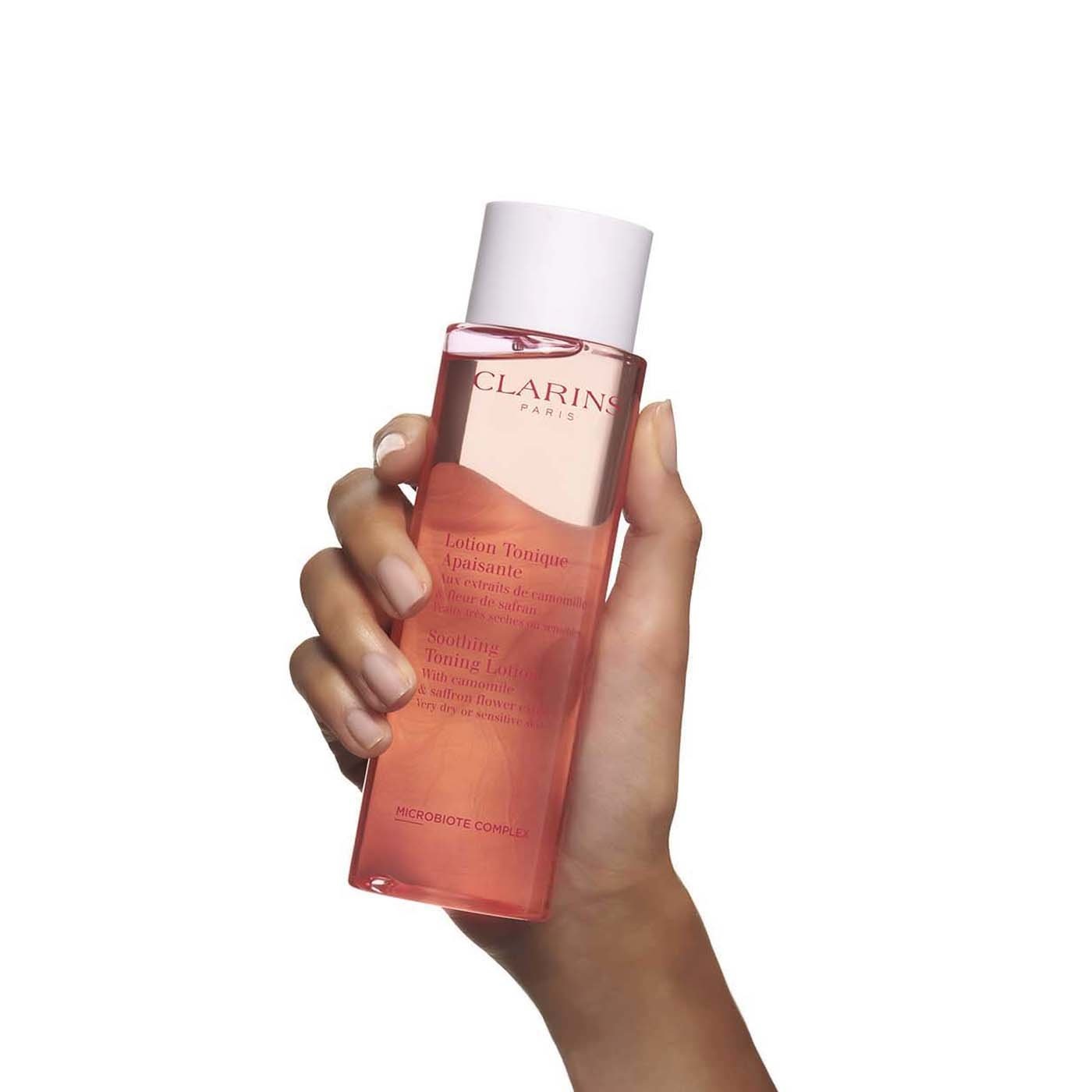 Clarins Lotion Tonique Apaisante - Tonico Lenitivo 200ml per Pelle Secca e Sensibile con Estratti di Camomilla e Echinacea