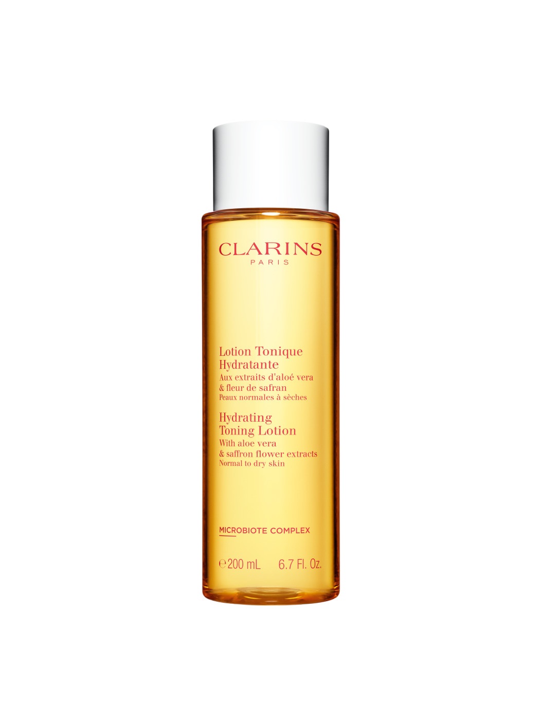 Clarins Lotion Tonique Hydratante - Tonico Idratante senza Alcol con Aloe Vera e Fico Biologico - 200ml