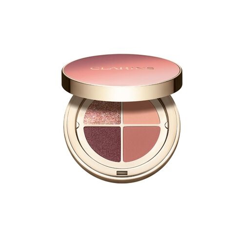Clarins Ombre 4 Colour Eye Palette 01 Fairy Tale Nude Gradation - 4,2 g, Palette di Ombretti Ultra Pigmentati con Pre-base Integrata