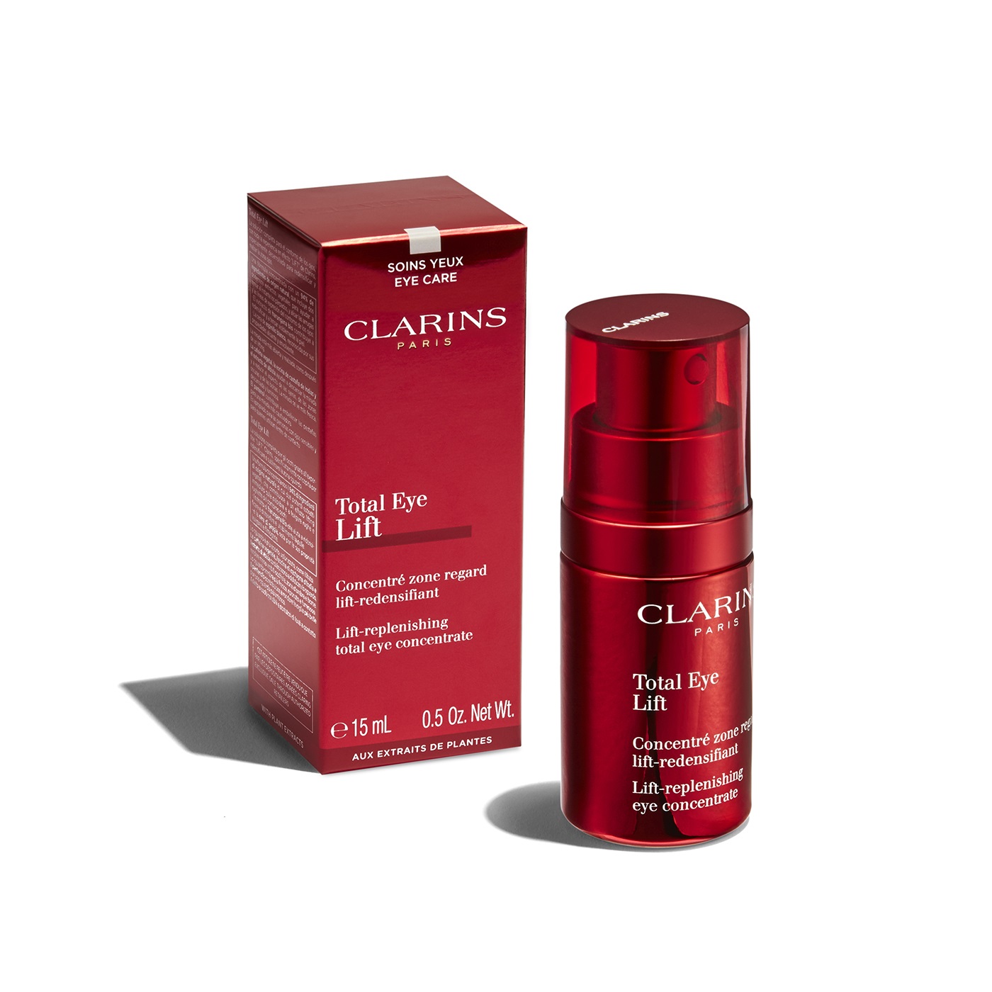 Clarins Total Eye Lift 15 ml - Siero Lifting Ridensificante per il Contorno Occhi