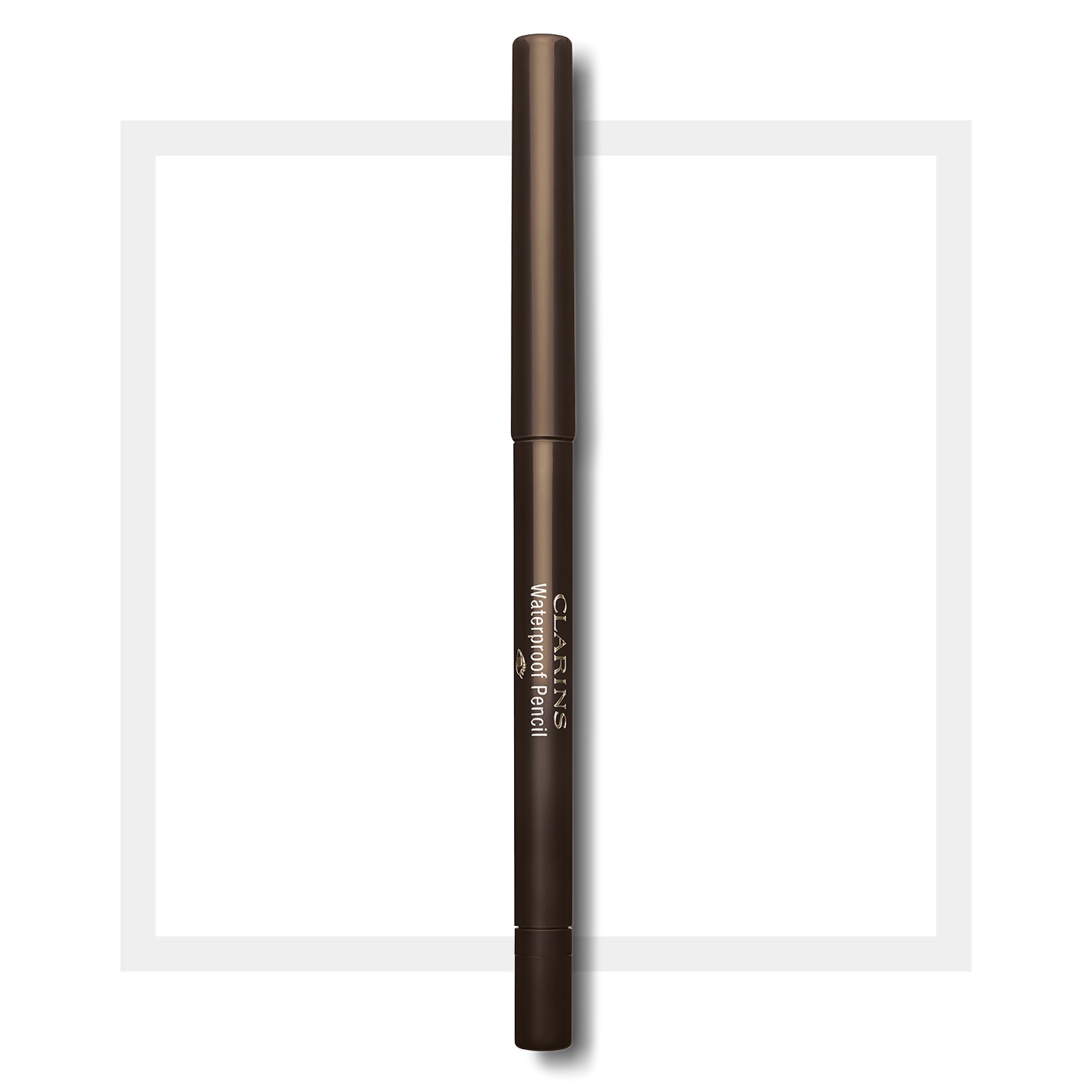 Clarins Matita Occhi Waterproof 02 Chestnut - 0.29 g, Lunga Tenuta e Facile da Sfumare
