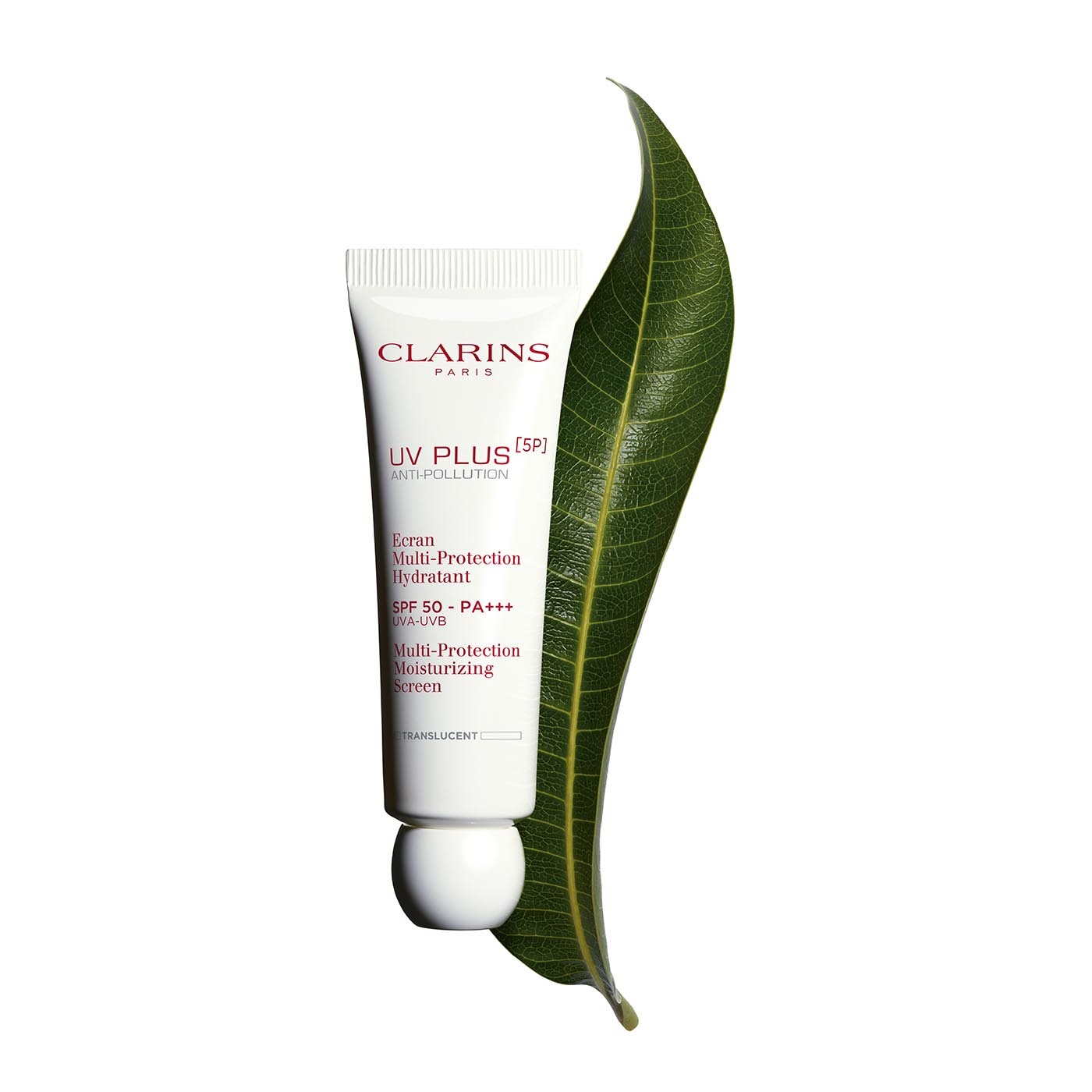 Clarins UV Plus Anti-Pollution Traslucido 50 ml - Schermo Multi-Protezione Idratante
