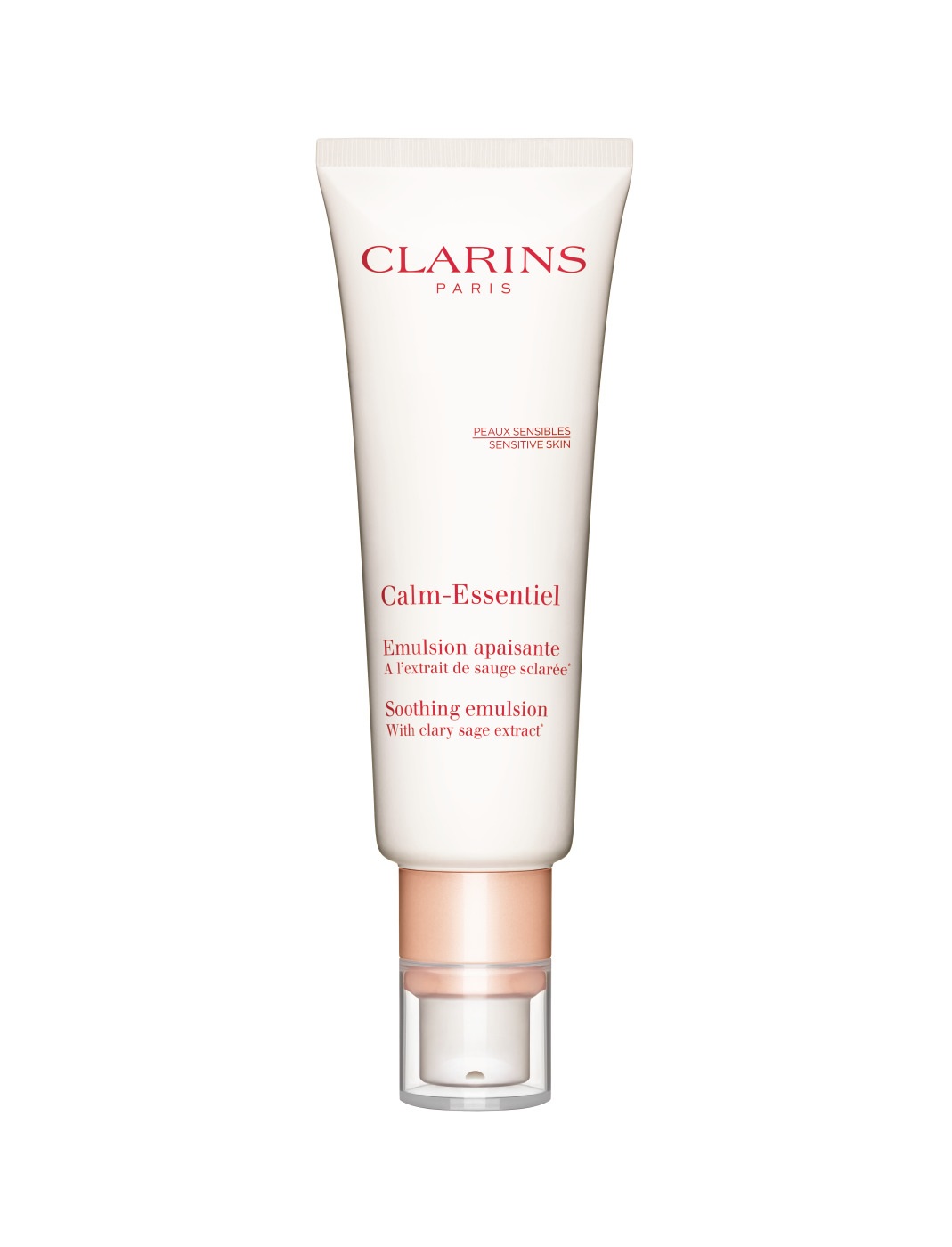 Clarins Calm-Essentiel Emulsione Lenitiva 50 ml - Trattamento per Pelli Sensibili con Estratto di Erba Moscatella