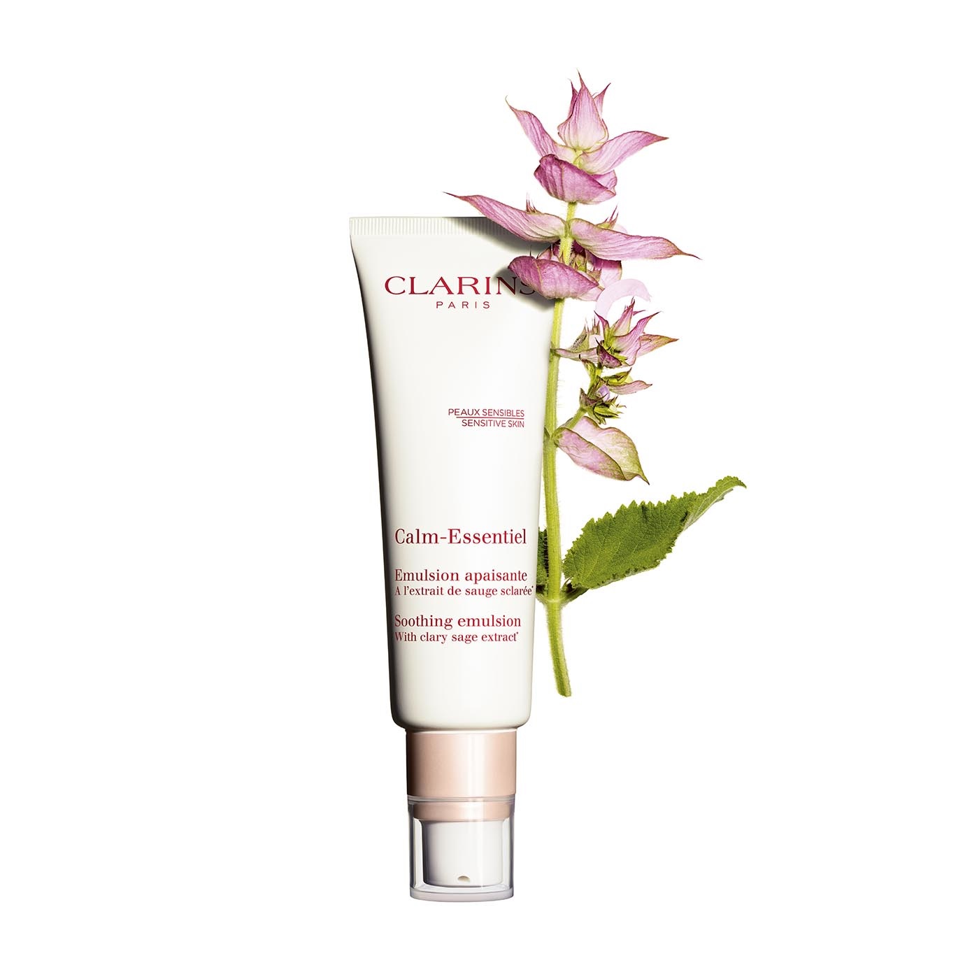 Clarins Calm-Essentiel Emulsione Lenitiva 50 ml - Trattamento per Pelli Sensibili con Estratto di Erba Moscatella