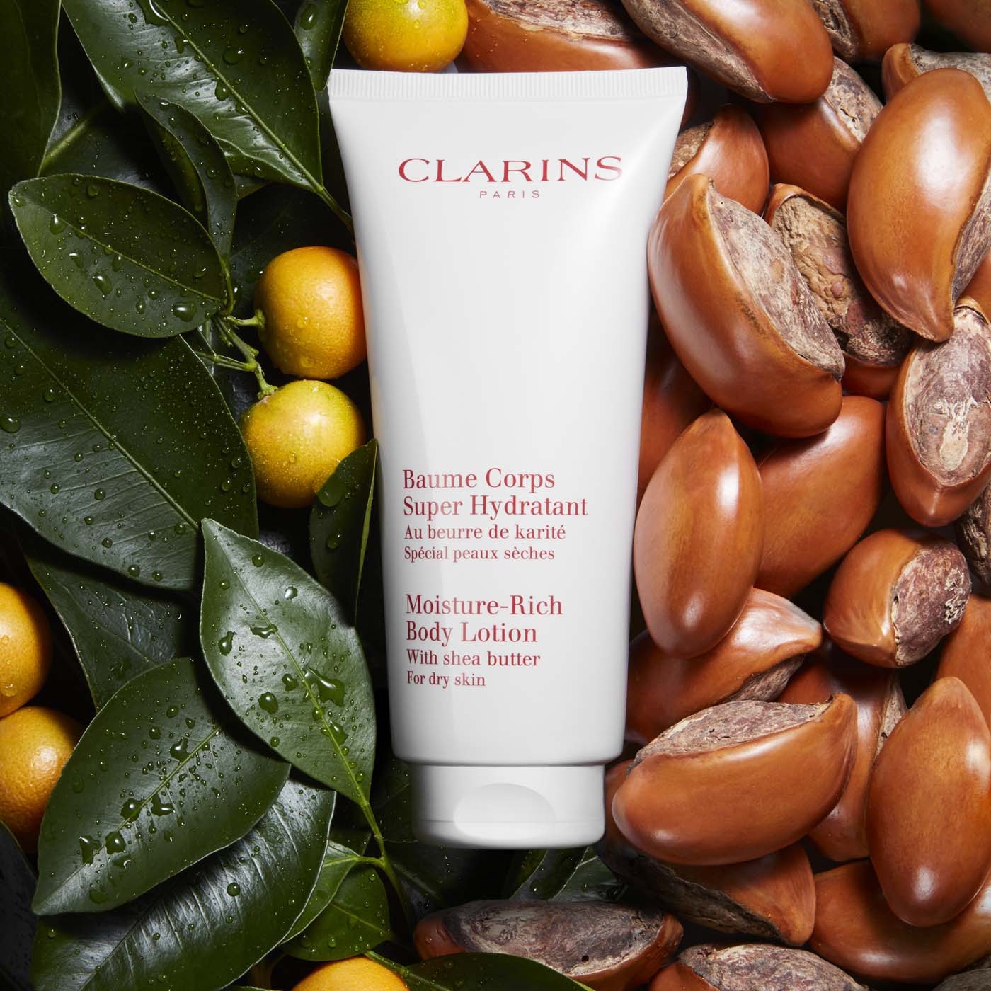 Clarins Crema Corpo Super Idratante 200 ml - Nutriente e Idratante per Pelli Secche con Burro di Karité