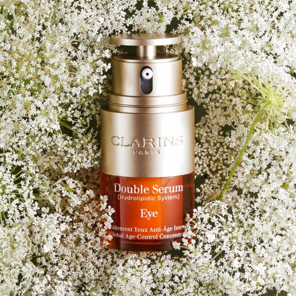 CLARINS Double Serum Eye - Siero Contorno Occhi Anti-età Intensivo 20 ml con 13 Estratti di Piante