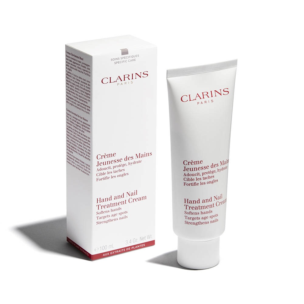 Clarins Crema Giovinezza Mani 100ml - Idratante, Protettiva, Anti-età, Fortificante per Unghie