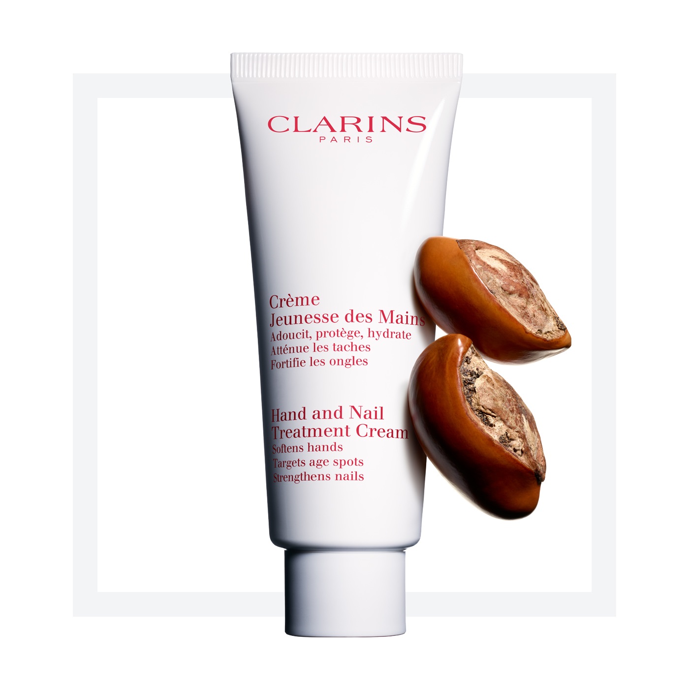 Clarins Crema Giovinezza Mani 100ml - Idratante, Protettiva, Anti-età, Fortificante per Unghie