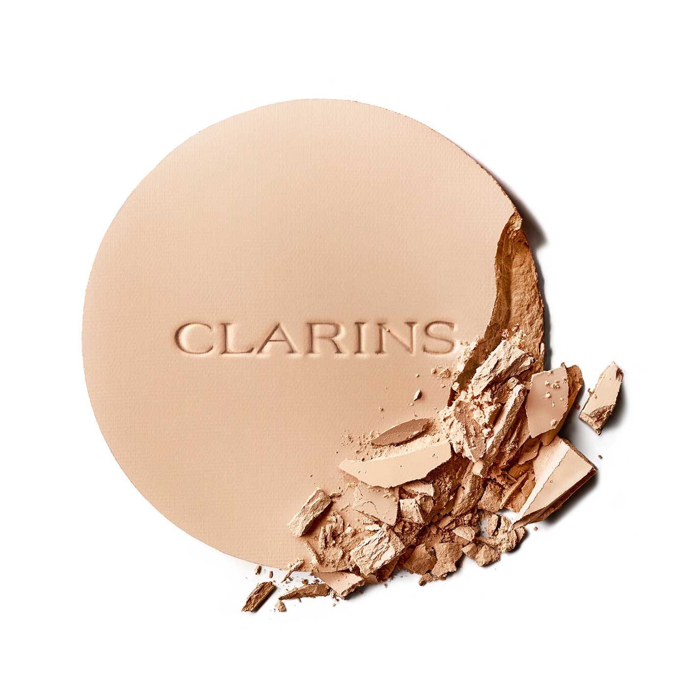 Clarins Ever Matte Compact Powder 03 Light Medium - Cipria compatta opacizzante 10g con estratto di latte di pesco