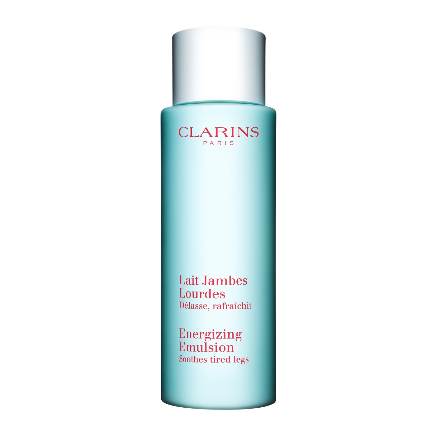 Clarins Lait Jambes Lourdes 125 ml - Emulsione Rinfrescante per Gambe Pesanti, Idratante e Setificante con Oli Essenziali