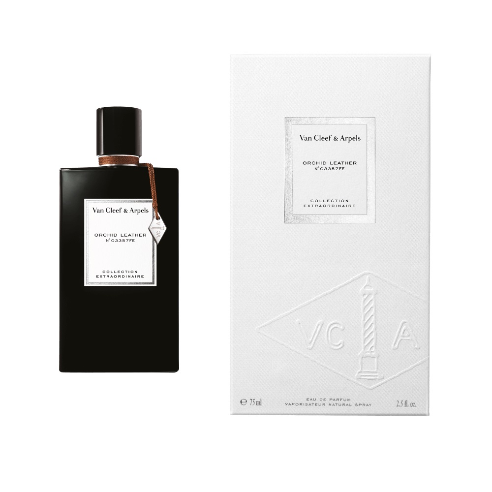 Van Cleef & Arpels Orchid Leather Eau de Parfum Unisex 75ml - Fragranza Orientale Speziata con Note di Cuoio e Vaniglia