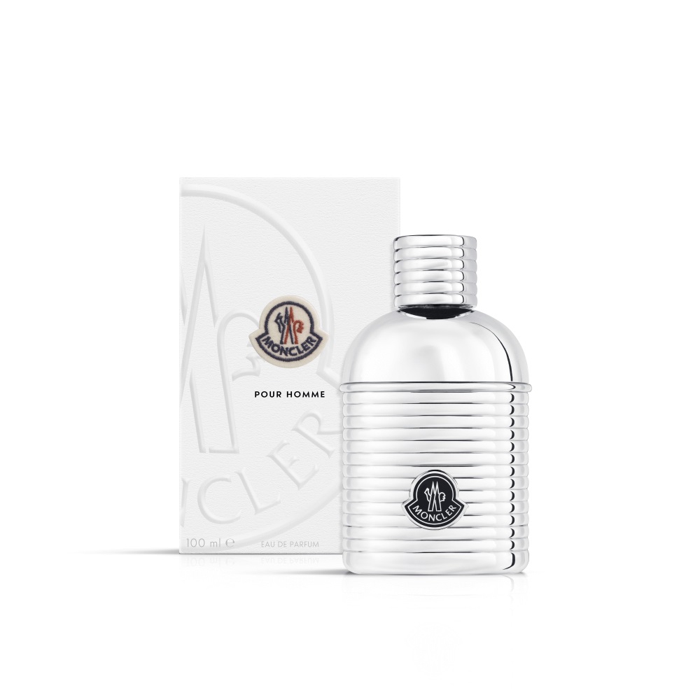 Moncler Pour Homme Eau de Parfum 100 ml - Fragranza Legnosa Aromatica con Note di Salvia e Cedro