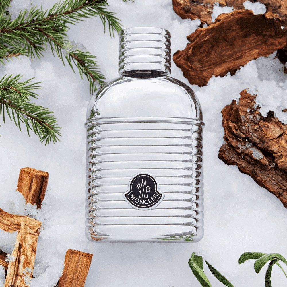 Moncler Pour Homme Eau de Parfum 100 ml - Fragranza Legnosa Aromatica con Note di Salvia e Cedro