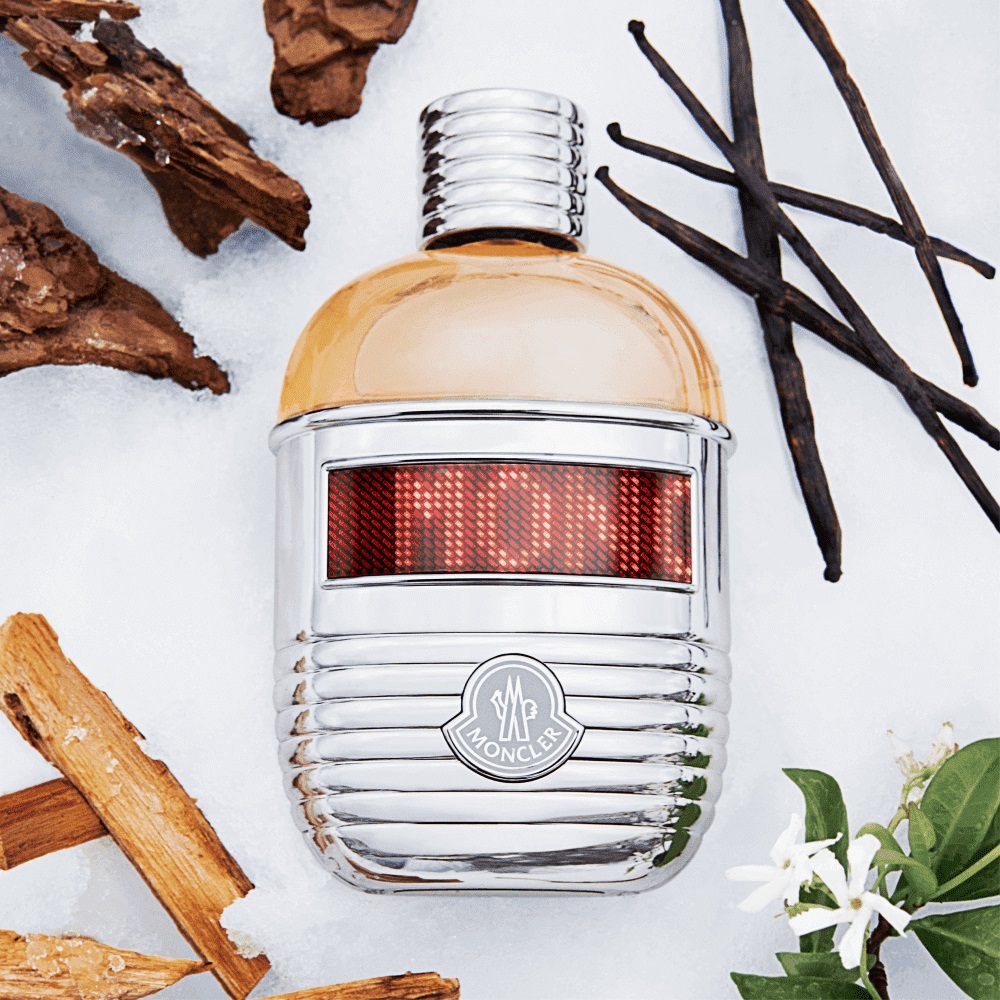 Moncler Pour Femme Eau de Parfum 150 ml - Fragranza Floreale Legnosa con Flacone Ricaricabile e Schermo LED