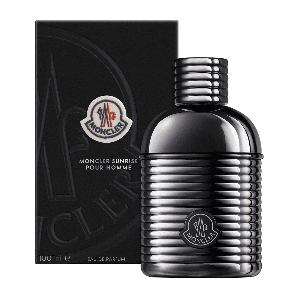 Moncler Sunrise Pour Homme Eau de Parfum 100ml - Fragranza Legnosa Aromatica con Note di Bergamotto e Patchouli