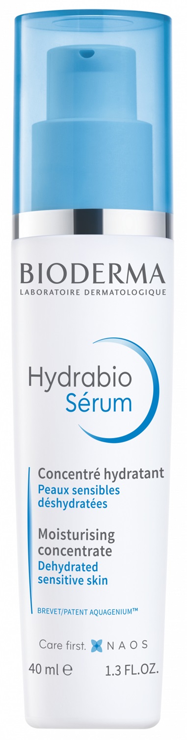 Bioderma Hydrabio Sérum Siero Idratante Concentrato 40 ml - Per Pelle Sensibile e Disidratata con Acido Ialuronico e Complesso Aquagenium