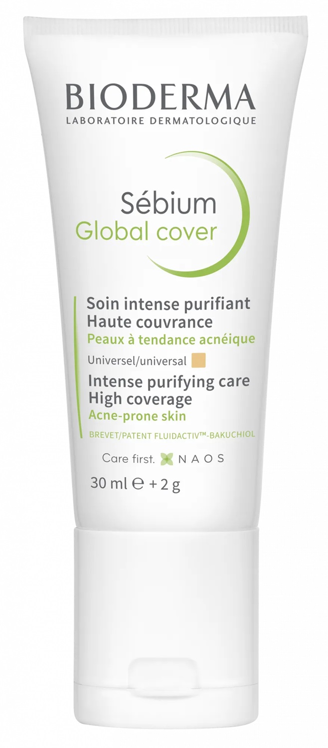 Bioderma Sébium Global Cover 30 ml Stick Correttore 2 g - Trattamento Purificante per Pelli Grasse e Acneiche
