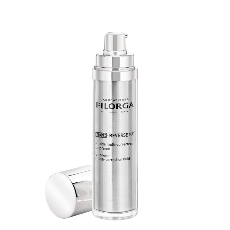 Filorga NCEF Reverse Mat - Fluido Multi-Correttore Anti-Età 50ml per Pelle Normale e Mista