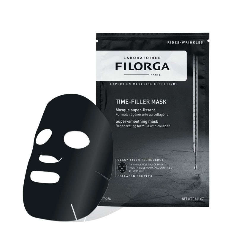 Filorga Time-Filler Mask - Maschera in Tessuto Super Levigante 23g - Rimpolpante e Liftante con Collagene Naturale