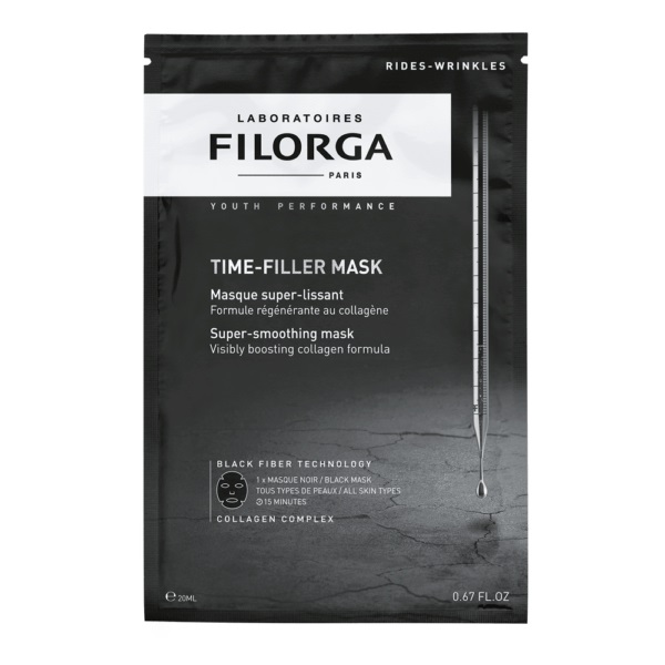 Filorga Time-Filler Mask - Maschera in Tessuto Super Levigante 23g - Rimpolpante e Liftante con Collagene Naturale