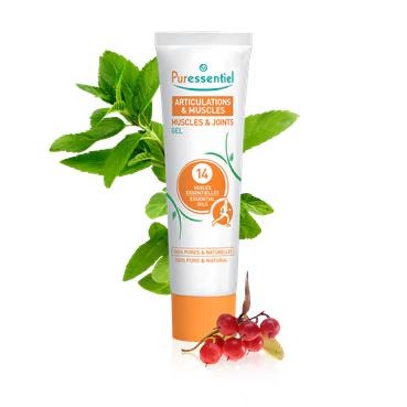 Puressentiel Gel Articolazioni & Muscoli 60 ml - Sollievo Naturale per Dolori Muscolari e Articolari con 14 Oli Essenziali
