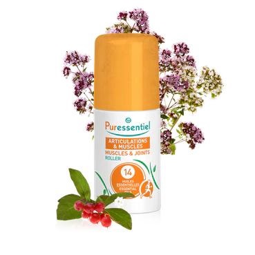 Puressentiel Roller Articolazioni e Muscoli 75 ml - Con 14 Oli Essenziali per Alleviare Dolori Muscolari e Articolari