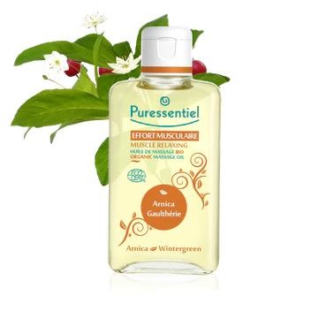Puressentiel Olio da Massaggio Bio Muscolare 100 ml - 100% Naturali per Sportivi