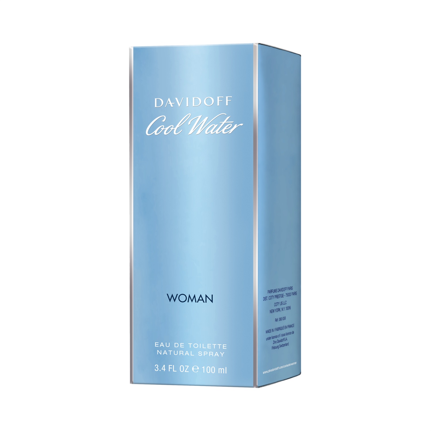 Davidoff Cool Water Woman Eau de Toilette 100ml - Fragranza Floreale e Fruttata con Note Acquatiche