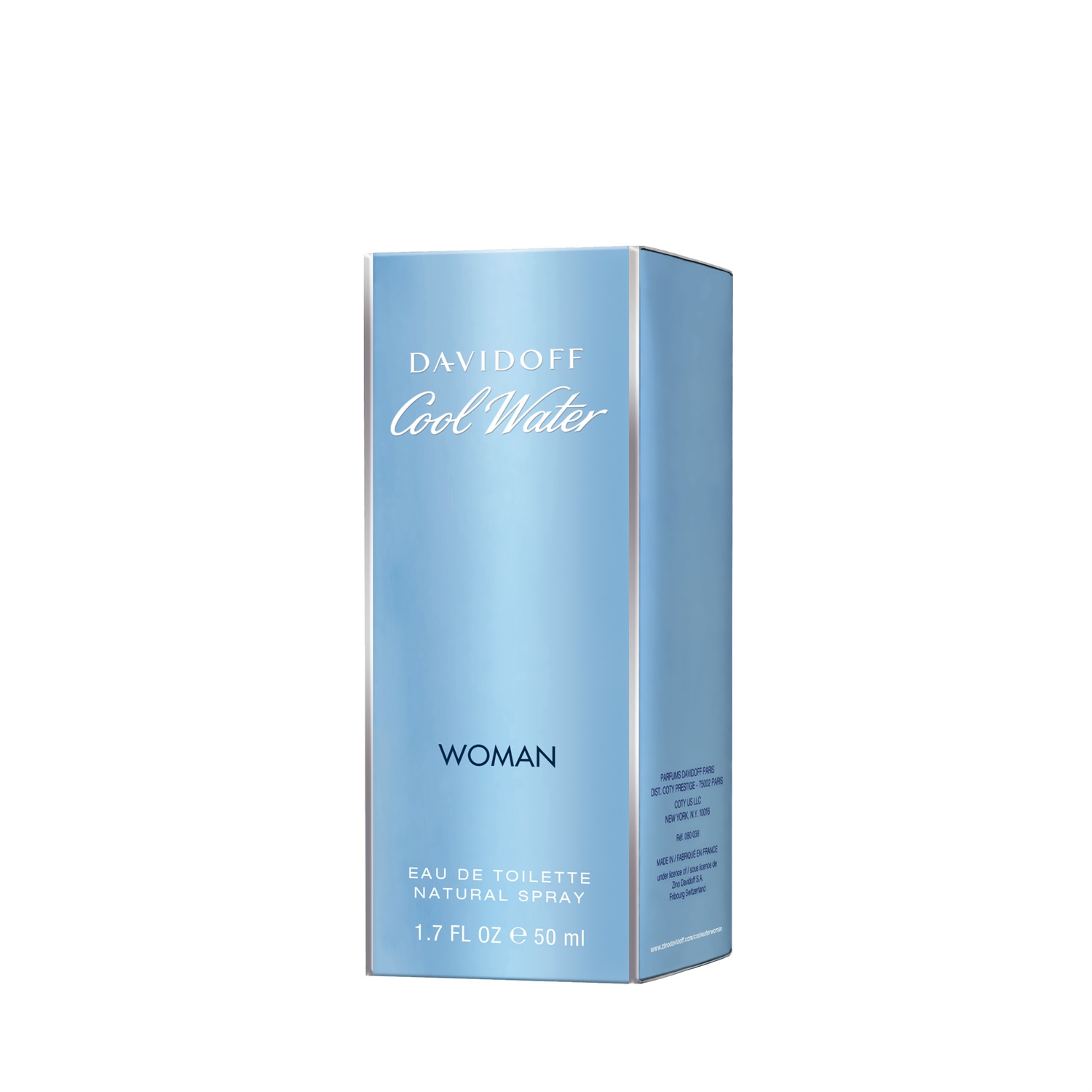 Davidoff Cool Water Woman Eau de Toilette 50ml - Fragranza Floreale e Fruttata con Note di Melone e Mandarino