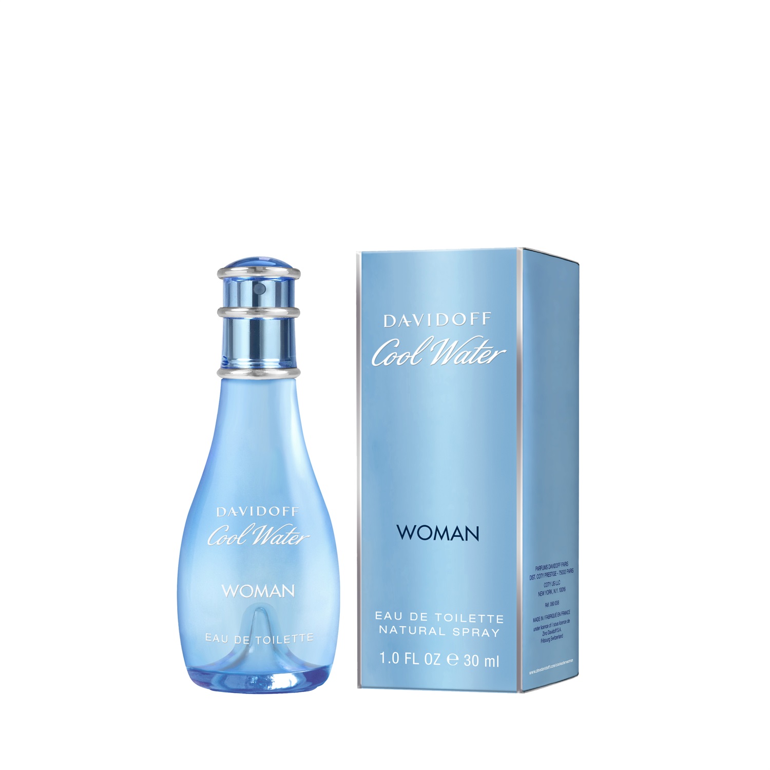 Davidoff Cool Water Woman Eau de Toilette 30 ml - Fragranza Floreale e Fruttata con Note Acquatiche