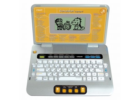 VTech Computer di Apprendimento Scolastico Arancione - Laptop per Bambini con Giochi Educativi in Tedesco e Inglese