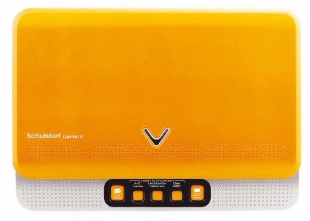 VTech Computer di Apprendimento Scolastico Arancione - Laptop per Bambini con Giochi Educativi in Tedesco e Inglese