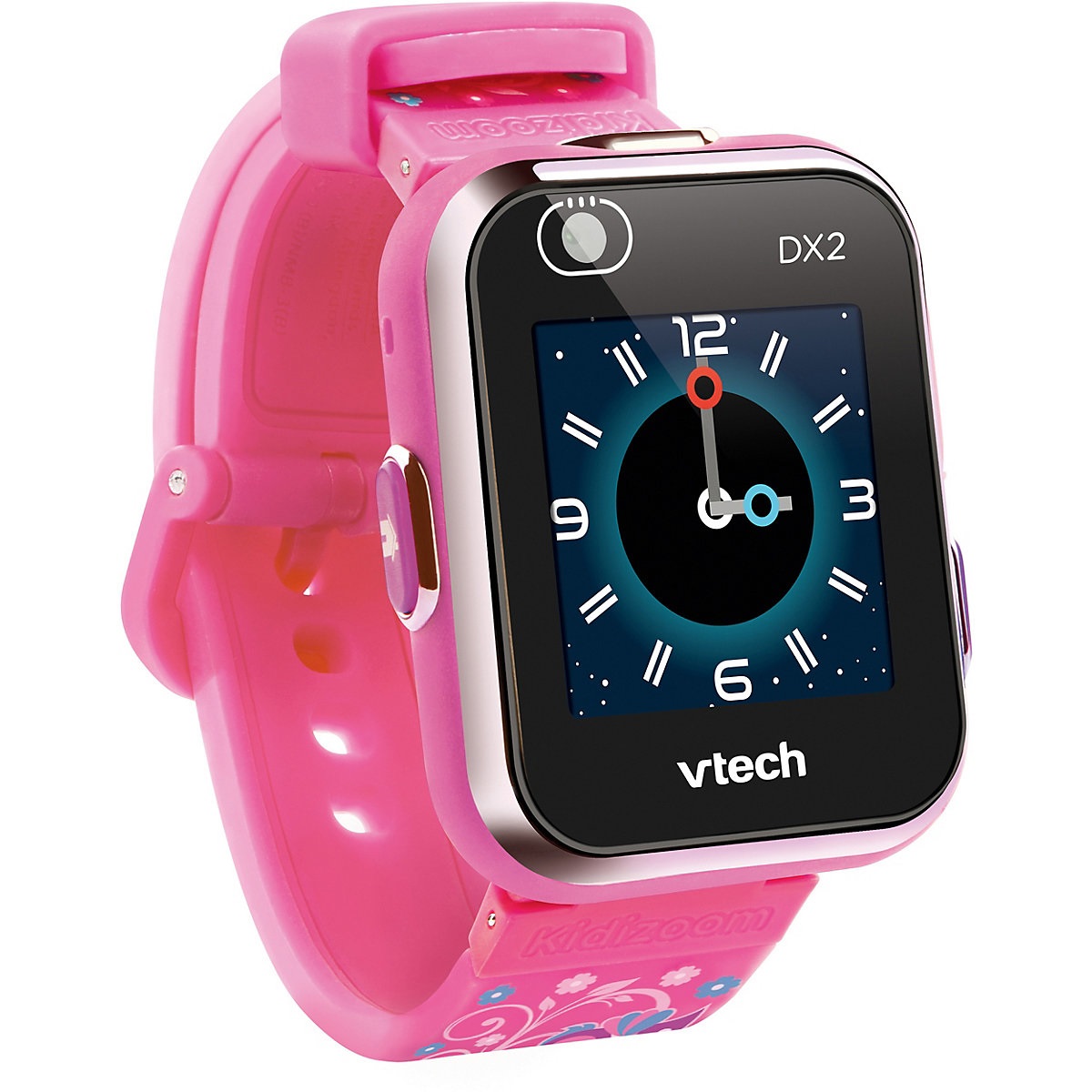 VTech Kidizoom Smartwatch DX2 Rosa - Orologio Interattivo per Bambini con Doppia Fotocamera, Schermo Touch a Colori, Sensore di Movimento, Resistente agli Urti, Lingua Italiana, 5-13 Anni