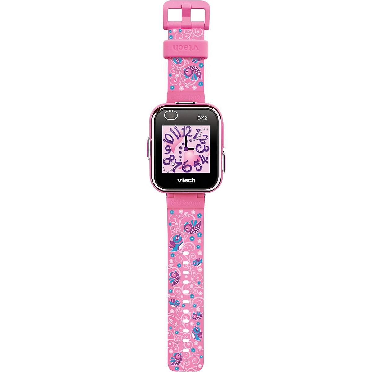 VTech Kidizoom Smartwatch DX2 Rosa - Orologio Interattivo per Bambini con Doppia Fotocamera, Schermo Touch a Colori, Sensore di Movimento, Resistente agli Urti, Lingua Italiana, 5-13 Anni