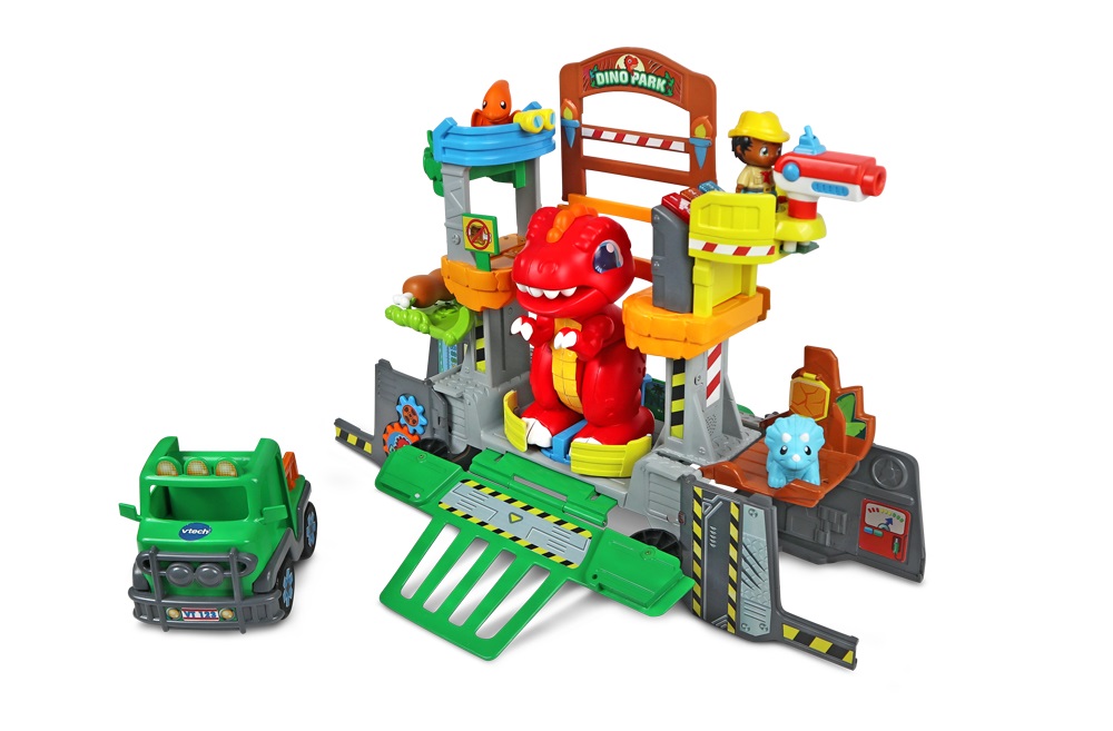 VTech Camion Interrabile 2 in 1 - Parco Dinosauri per Bambini 1-5 Anni