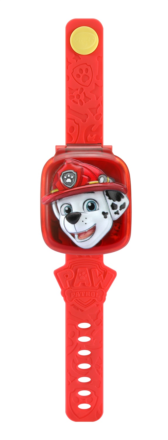 VTech Paw Patrol - Orologio Interattivo di Marshall con 4 Giochi, Schermo a Colori, Voce di Ryder, Funzione Sveglia e Timer, per Bambini 3-7 Anni