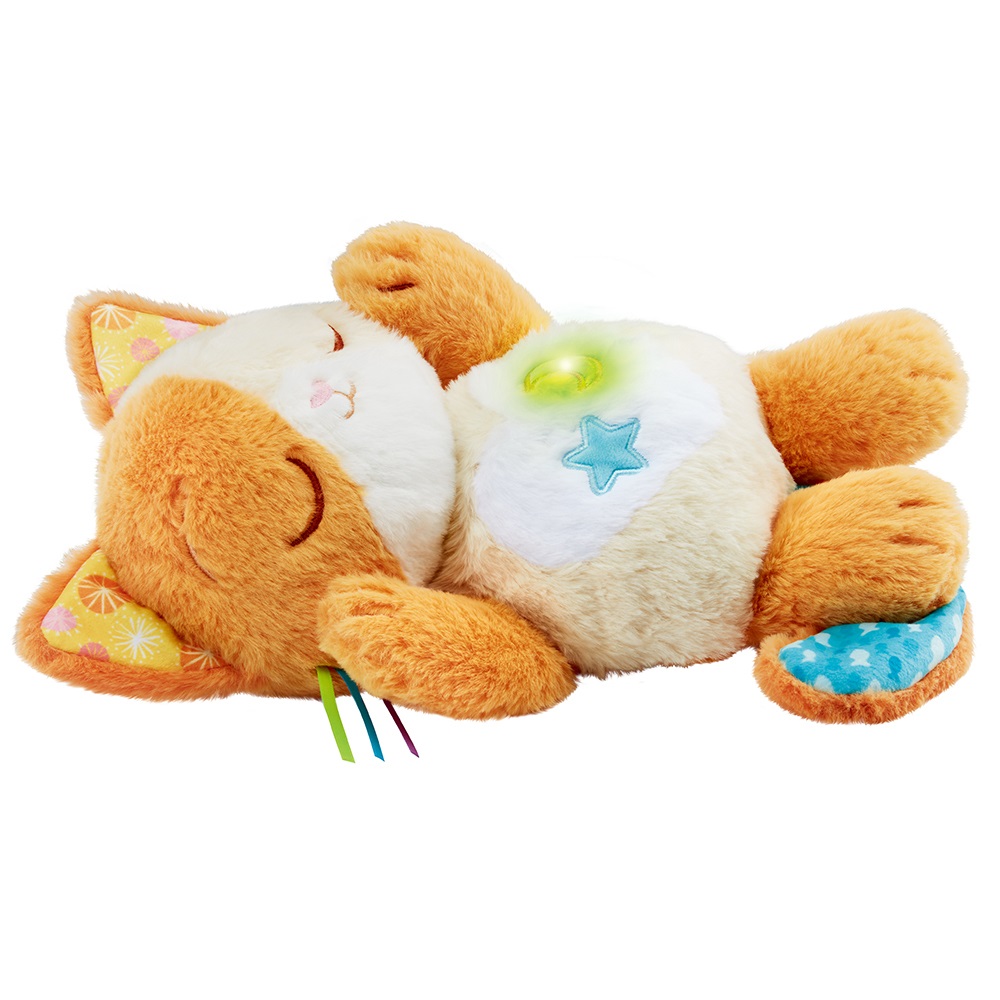 VTech Birba, Dormi e Sogna con Me - Luce Notturna Interattiva per Bambini con Movimento Respiro, Suoni della Natura e Fusa, 0-6 Anni, Batterie Incluse