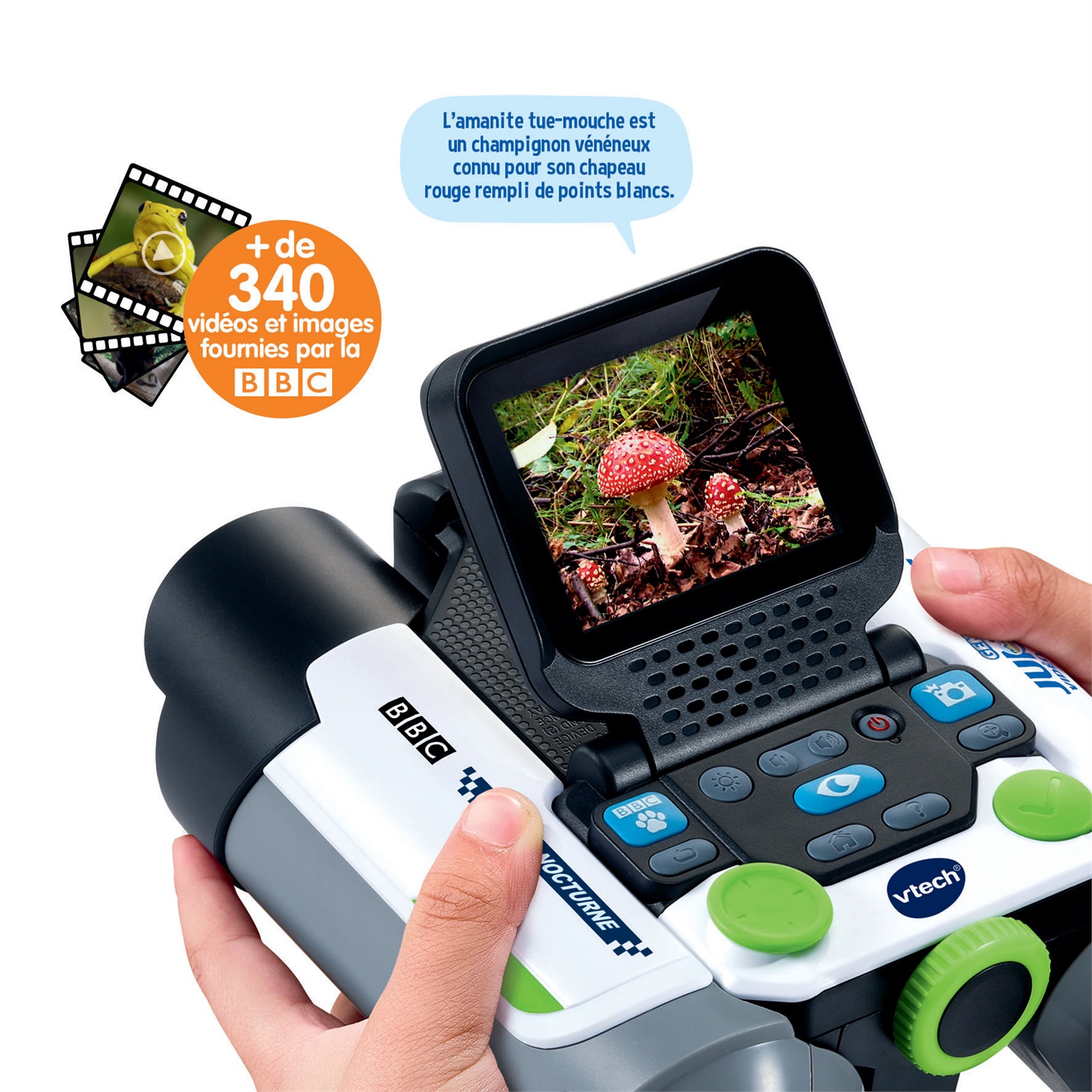 Vtech Genius XL - Video Binocolo Interattivo con Display LCD a Colori per Bambini dai 5 Anni