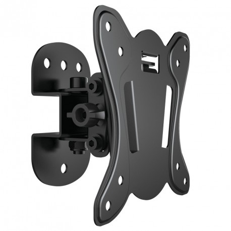 Metronic Supporto a Muro Ruotabile e Fisso per TV - Nero, Compatibile con Schermi da 13'' a 55'', Peso Max 35 kg