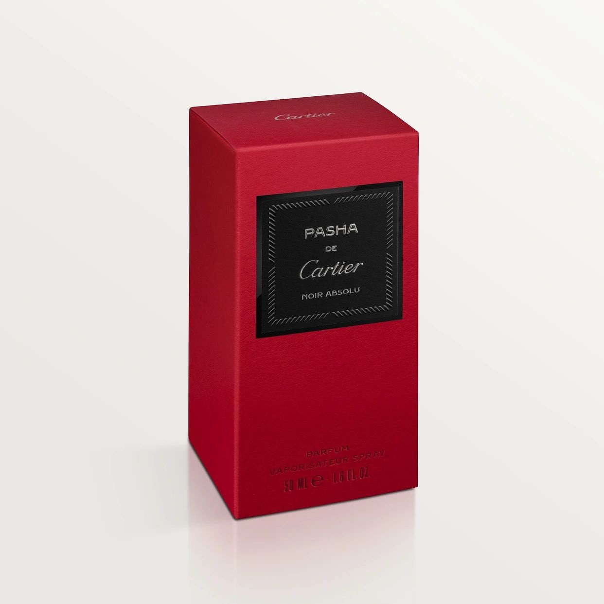 Cartier Pasha de Cartier Noir Absolu Parfum 50ml - Fragranza inaspettata, audace e misteriosa con note di legno bruciato e zucchero caramellato