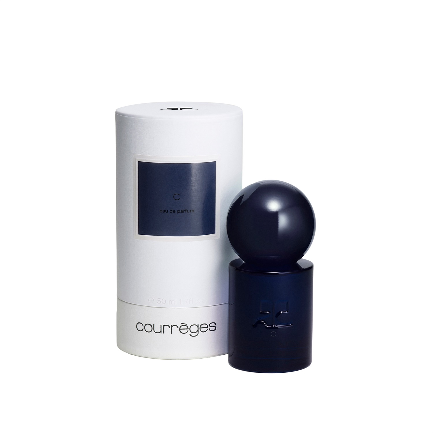 Courrèges C Eau de Parfum Unisex 50 ml - Fragranza Floreale con Note di Gelsomino e Ambroxan