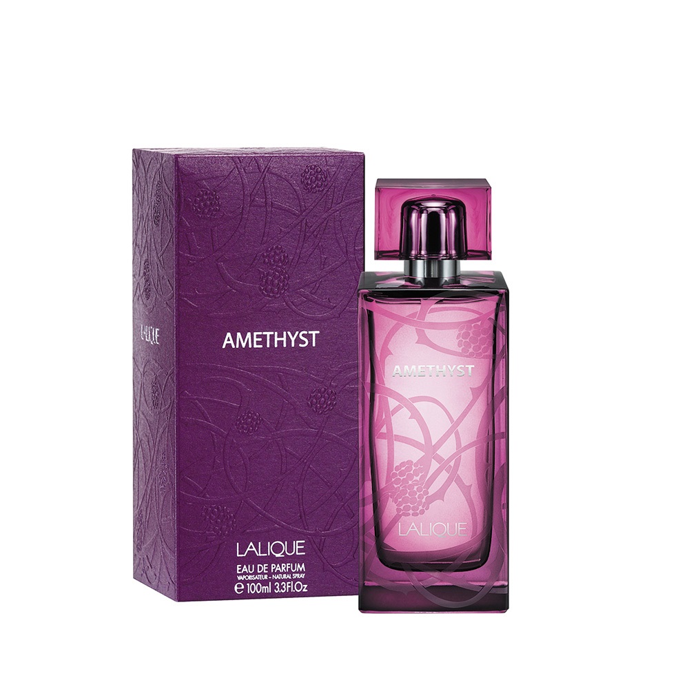 Lalique Amethyst Eau de Parfum 100 ml - Profumo Floreale-Fruttato da Donna con Note di Noce Moscata, Mora e Vaniglia